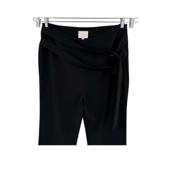 Cinq a Sept pants Hadlee belted wide leg double buckle open ankle size 16 - Picture 3 of 7